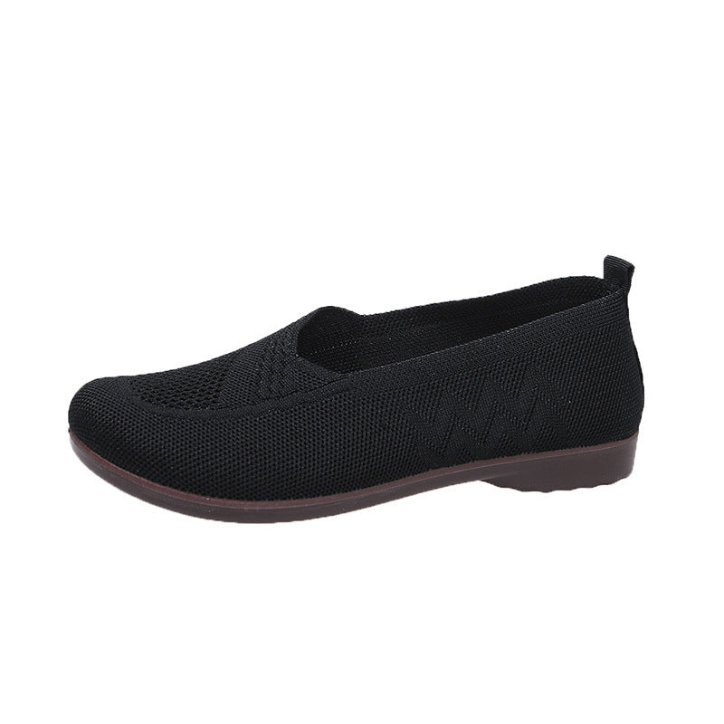 Damen Atmungsaktive Ballerinas mit elastischem Obermaterial EB