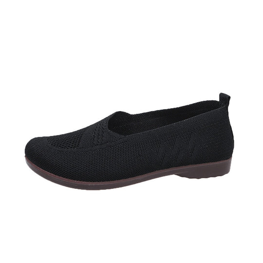 Damen Atmungsaktive Ballerinas mit elastischem Obermaterial EB