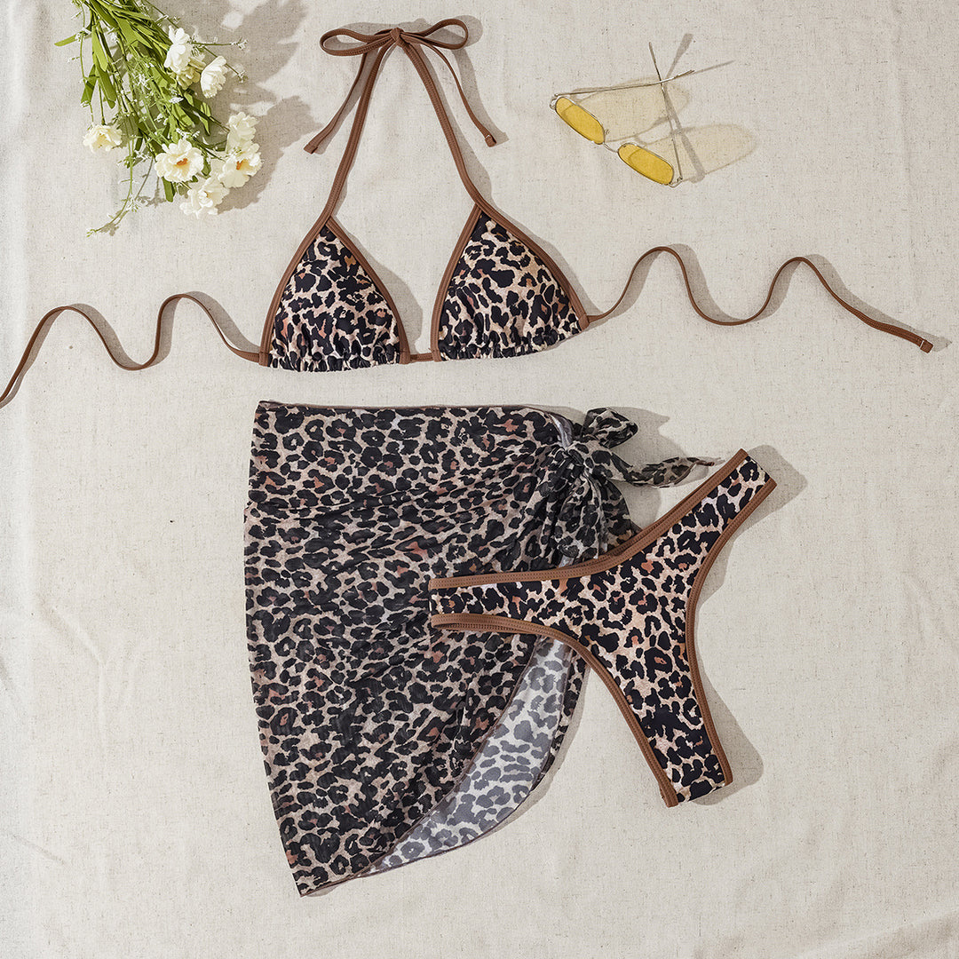 Damen Triangel-Bikini mit Wickelrock EB