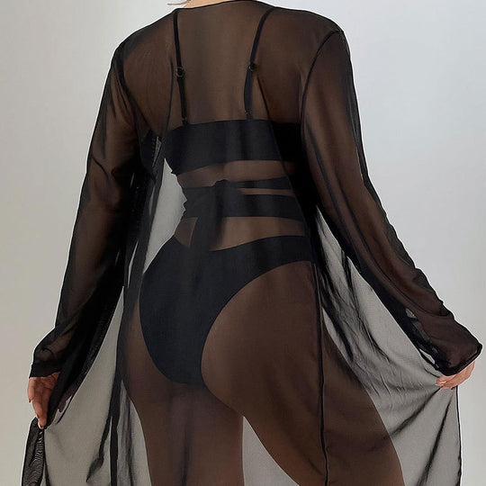 Damen Bikiniset mit raffinierten Schnittdetails und elegantem Überwurf EB
