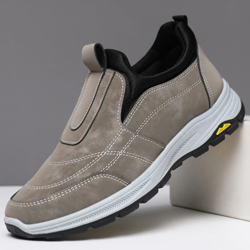 Damen Komfortable Slip-On Sneakers mit gepolsterter Sohle EB