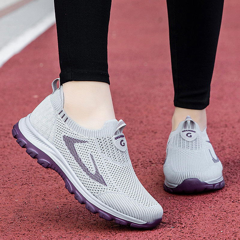 Damen Atmungsaktive Freizeit-Sneaker mit innovativer Stricktechnologie EB