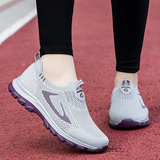 Damen Atmungsaktive Freizeit-Sneaker mit innovativer Stricktechnologie EB