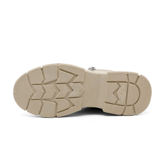 Damen Sportliche Sneaker mit trendiger Reißverschluss-Applikation und komfortabler Sohle EB