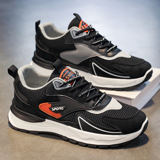 Damen Sportliche Sneakers mit atmungsaktiver Mesh-Konstruktion und dämpfendem Sohlenprofil EB