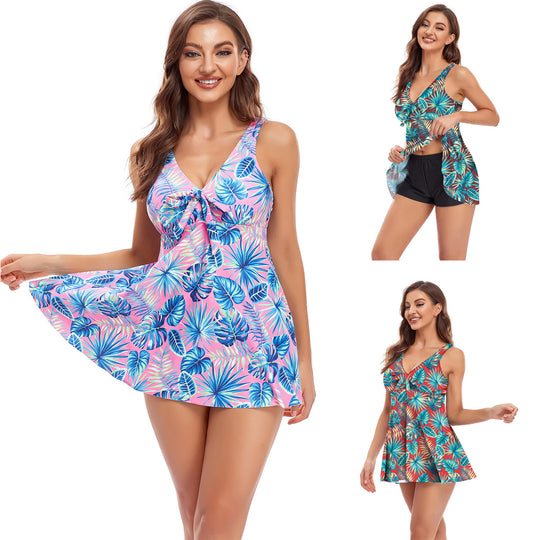 Damen Badekleid im floralen Design EB