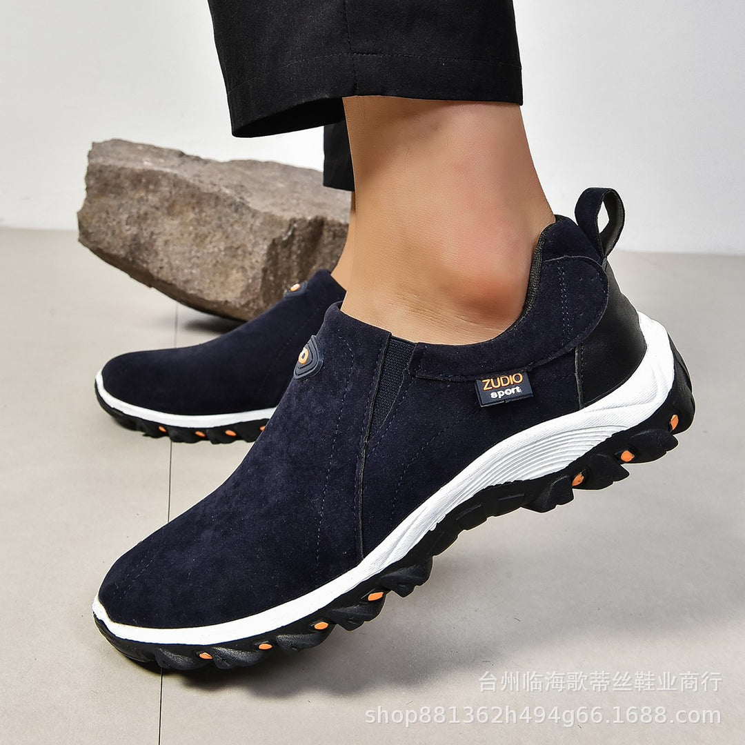 Damen Atmungsaktive Outdoor-Sneaker mit elastischem Einschlupf und rutschfester Sohle EB