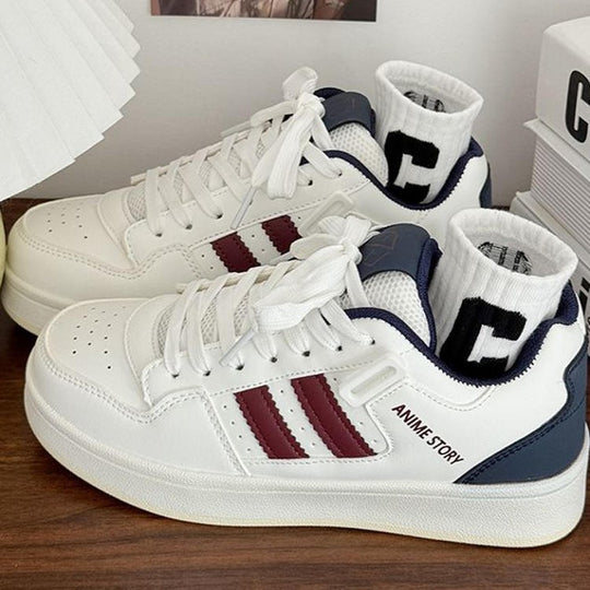 Damen Sneakers im sportlichen Retro-Stil mit atmungsaktiver Mesh-Oberfläche EB