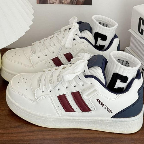 Damen Sneakers im sportlichen Retro-Stil mit atmungsaktiver Mesh-Oberfläche EB