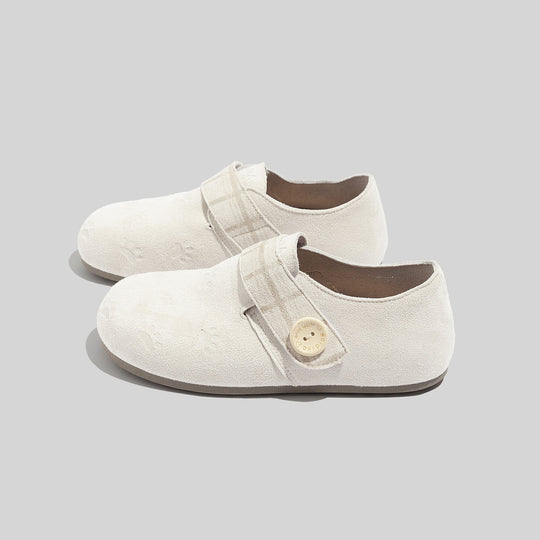 Damen Komfortable Slipper mit modischem Riemen und weicher Sohle EB