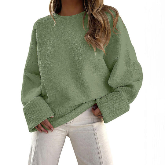EB | Oversize Strickpullover Acryl Modern und Komfortabel