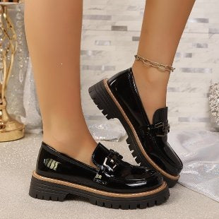 Damen Trendige und bequeme Slipper mit robustem Sohlenprofil EB