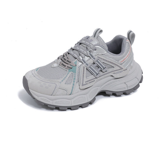 Damen Sportliche Lauf Sneakers mit atmungsaktivem Obermaterial und dämpfender Sohle EB