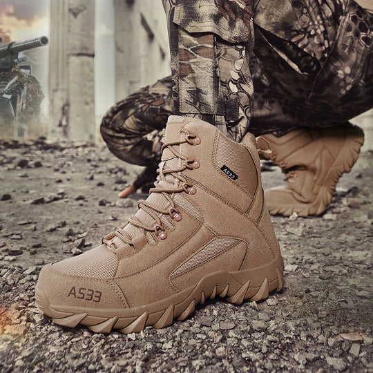 Herren Multifunktionale Tactical-Boots mit hohem Knöchelschutz und rutschfester Sohle EB