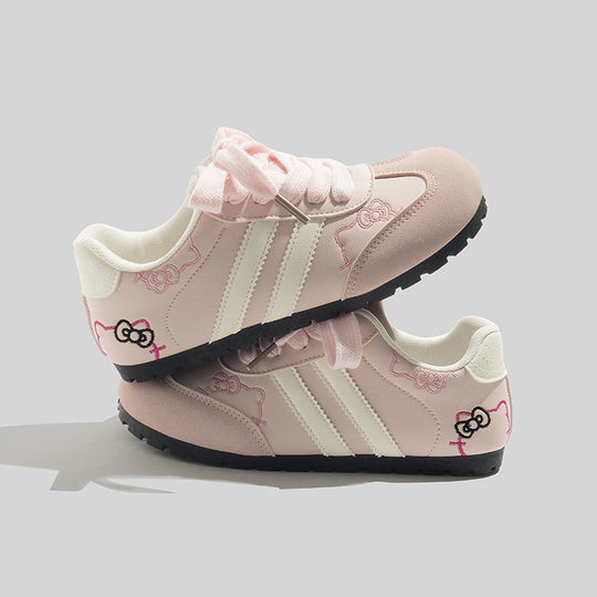 Damen Trendige Sneakers mit verspieltem Hello Kitty Motiv und rutschfester Sohle EB