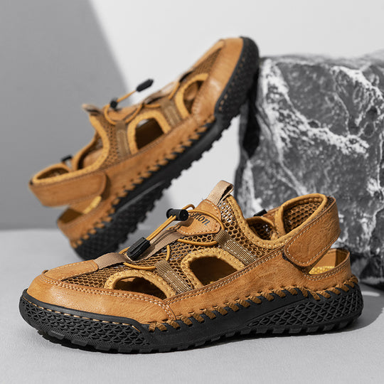 Damen Freizeit-Sandalen mit verstellbarem Riemen und atmungsaktivem Obermaterial EB