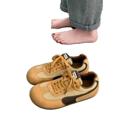 Damen Sportliche Sneakers mit atmungsaktiver Struktur und rutschfester Sohle EB
