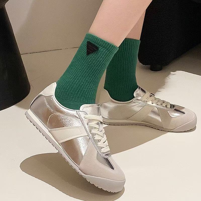 Damen modische Sneakers mit atmungsaktivem Obermaterial und dämpfender Sohle EB