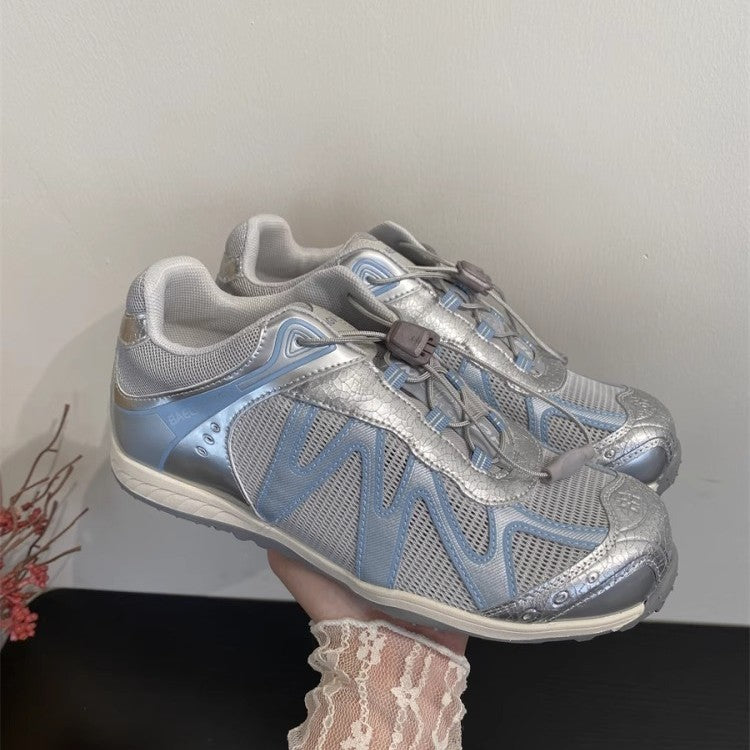 Damen athletische Laufschuhe mit atmungsaktiver Mesh-Oberfläche und innovativem Schnürsystem EB