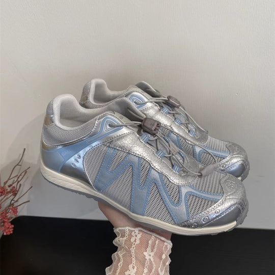 Damen athletische Laufschuhe mit atmungsaktiver Mesh-Oberfläche und innovativem Schnürsystem EB
