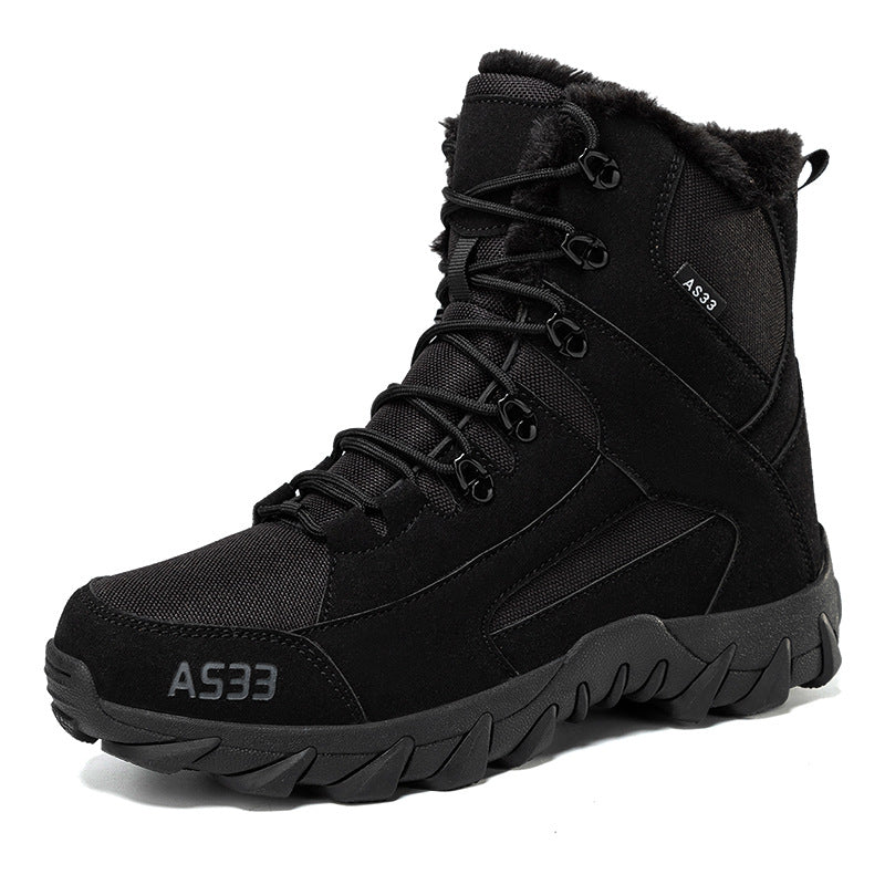 Herren Isolierte Winterstiefel mit rutschfester Sohle und warmem Innenfutter EB
