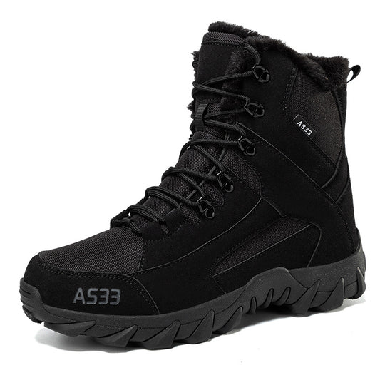 Herren Isolierte Winterstiefel mit rutschfester Sohle und warmem Innenfutter EB