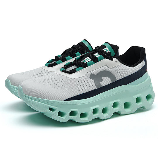 Unisex innovative Hohlkammer-Plateau-Sneaker mit ultraleichter Gittersohle und nahtlosem Mesh-Obermaterial EB