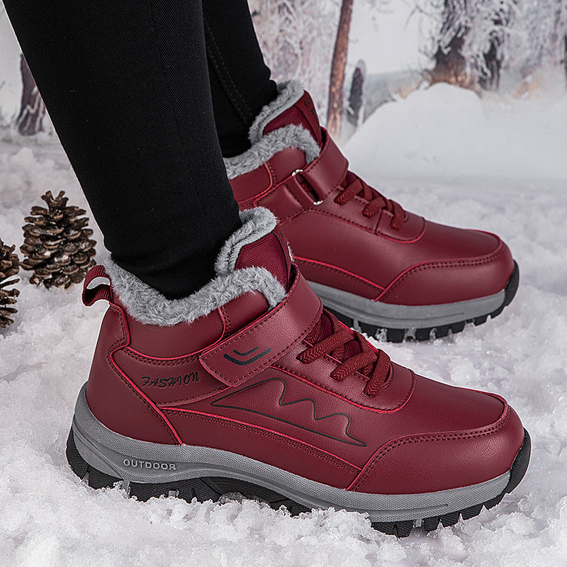 Damen Winterliche Schneestiefel mit isolierendem Futter und rutschfester Sohle EB