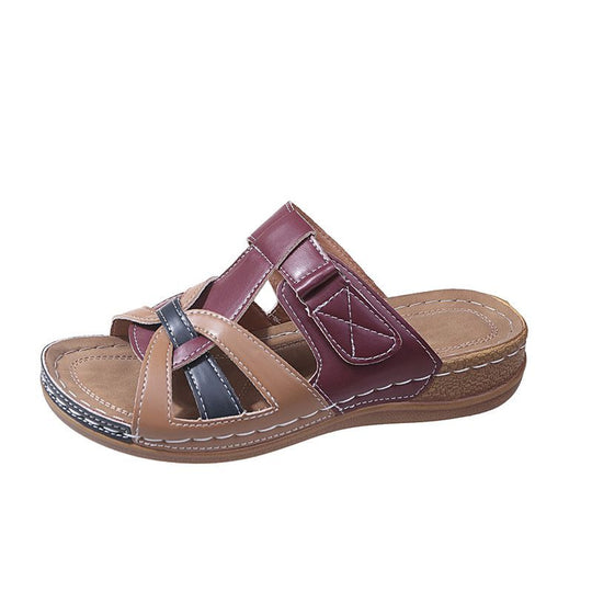 Damen eleganten Freizeitsandalen mit verstellbarem Riemen und ergonomischer Fußbettung EB