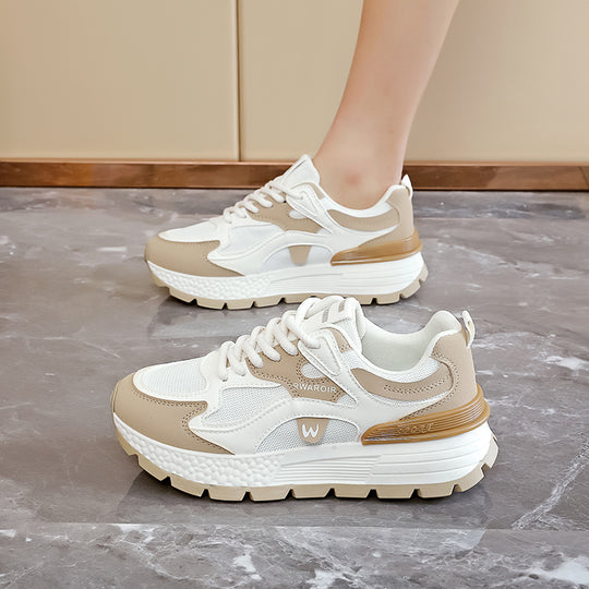 Damen Sportliche Sneakers mit atmungsaktivem Obermaterial und komfortabler Dämpfung EB