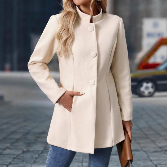 Damen klassischer und eleganter Mantel EB