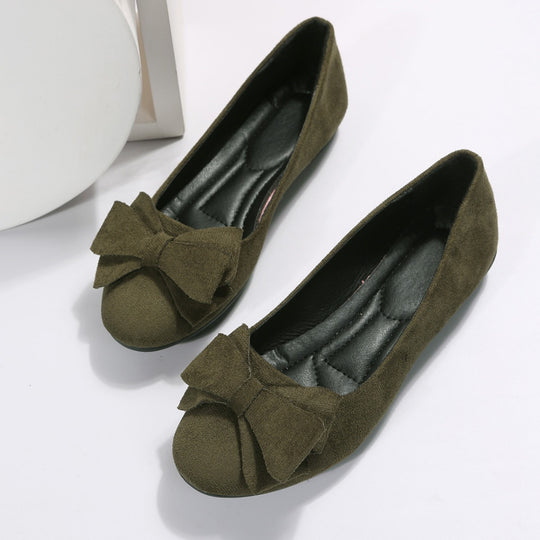 Damen Ballerinas mit modischem Schleifendetail EB