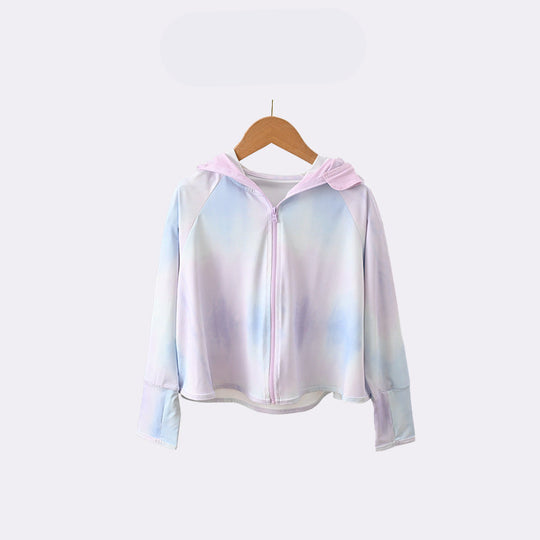 Damen UV-Schutzjacke mit Kapuze und weichem Material EB