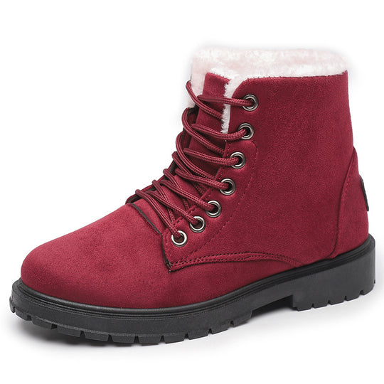 Damen Warmgefütterte Winterstiefel mit rutschfester Profilsohle EB