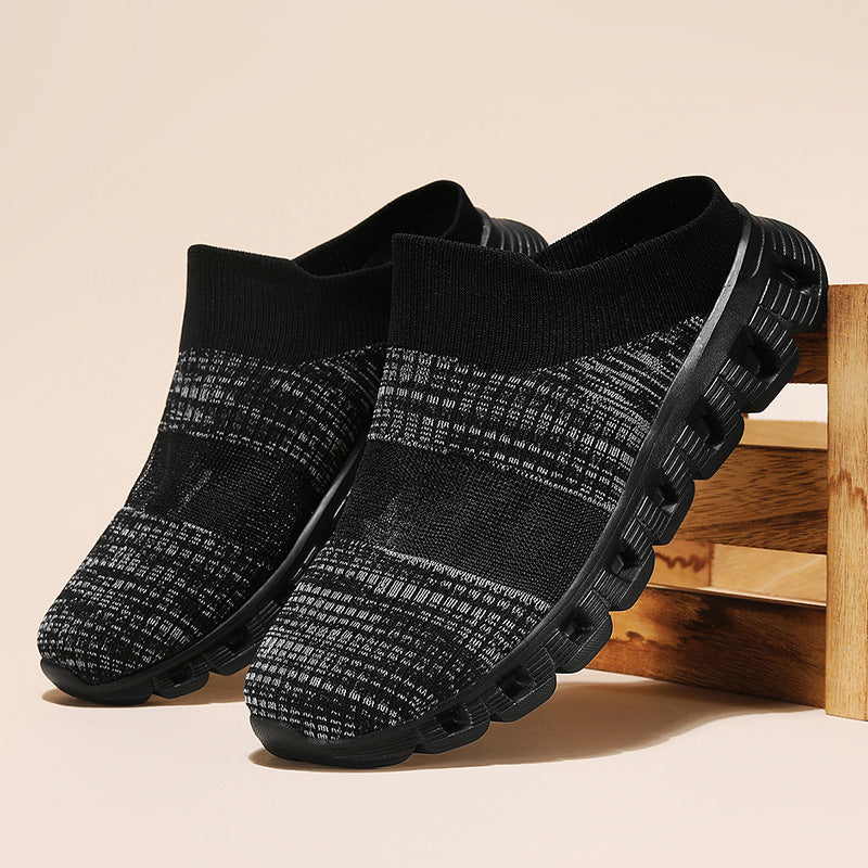 Damen Freizeitschuhe mit flexiblem Strick-Obermaterial und rutschfester Laufsohle EB