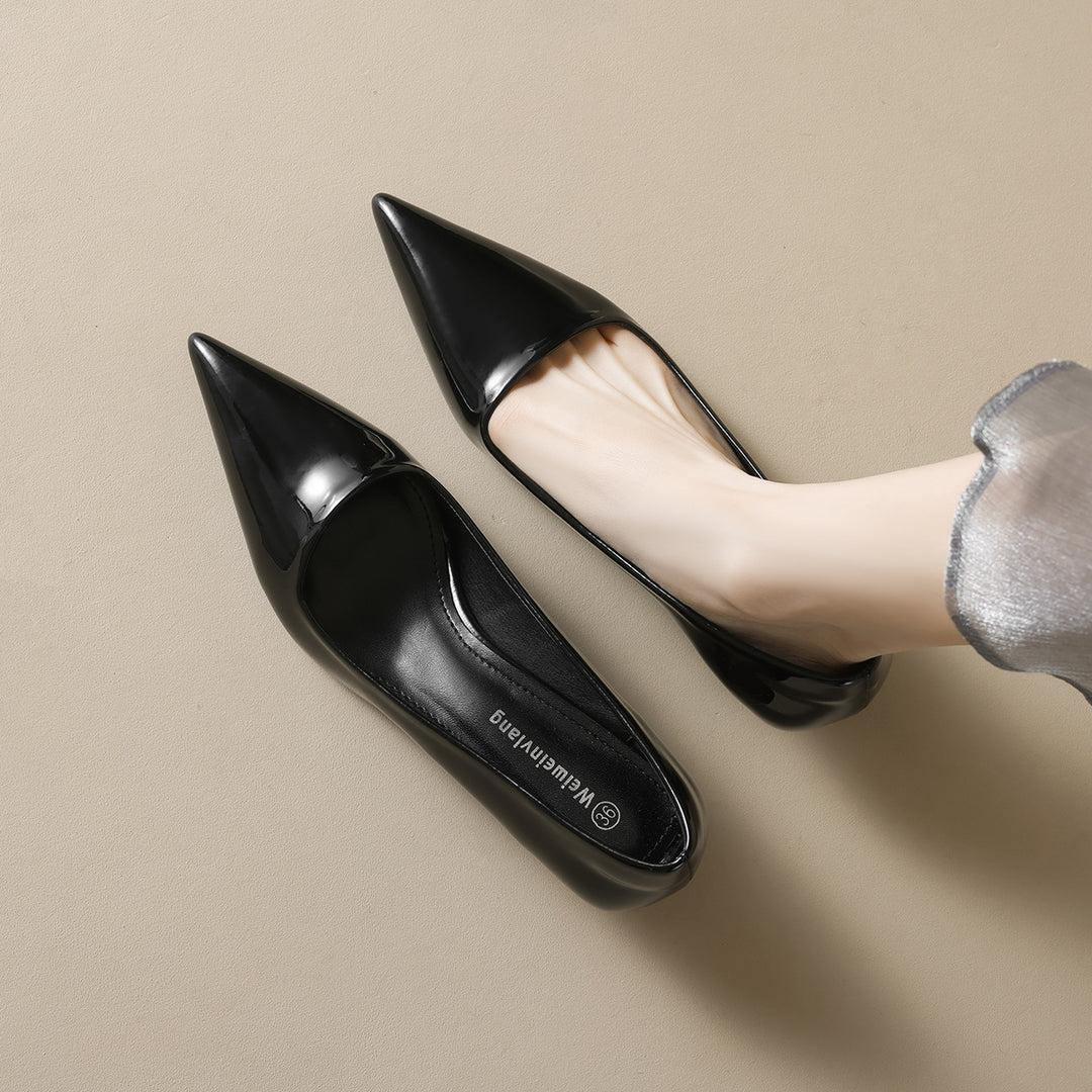 Damen spitze Absatzschuhe EB