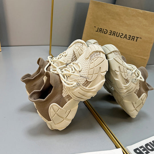 Damen Sportliche Freizeitschuhe mit atmungsaktiver Struktur und rutschfester Sohle EB