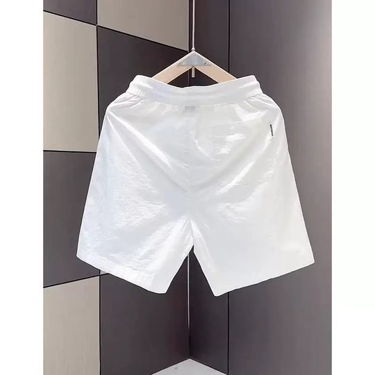 Herren leichte Freizeithose mit elastischem Bund und seitlichen Taschen EB