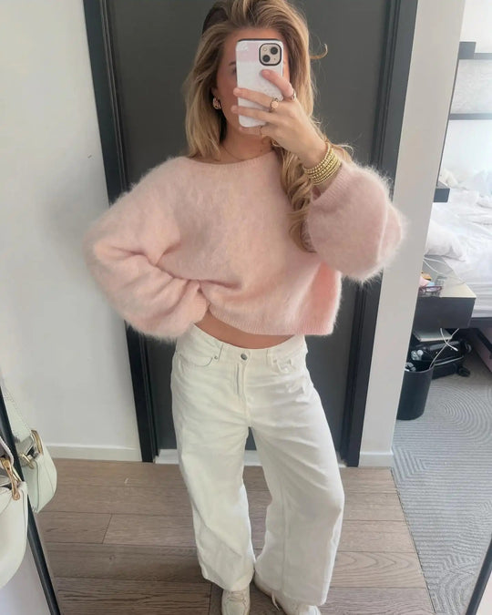 Damen Mohair-Oversized Pullover | EB
