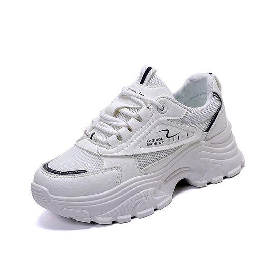 Damen Chunky Sneakers mit atmungsaktivem Obermaterial und stoßdämpfender Sohle EB