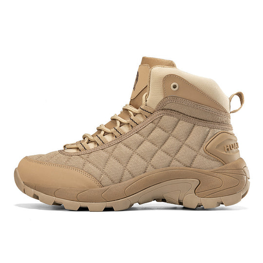 Damen Hochgepläterte Outdoor-Sneaker mit rutschfester Sohle und atmungsaktivem Obermaterial EB