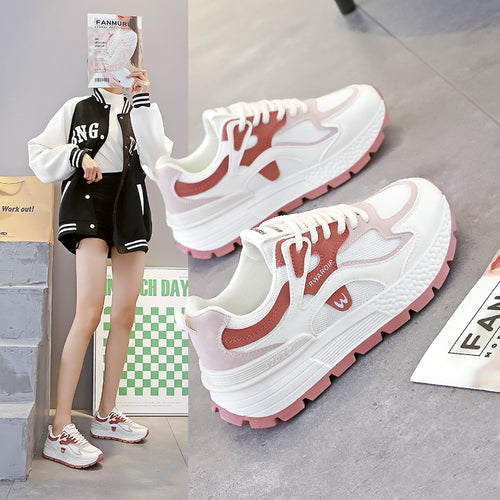 Damen Sportliche Sneakers mit atmungsaktivem Obermaterial und komfortabler Dämpfung EB