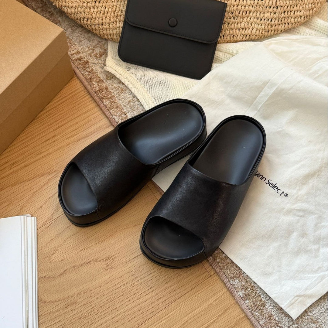 Damen Komfortable Lederriemensandalen EB
