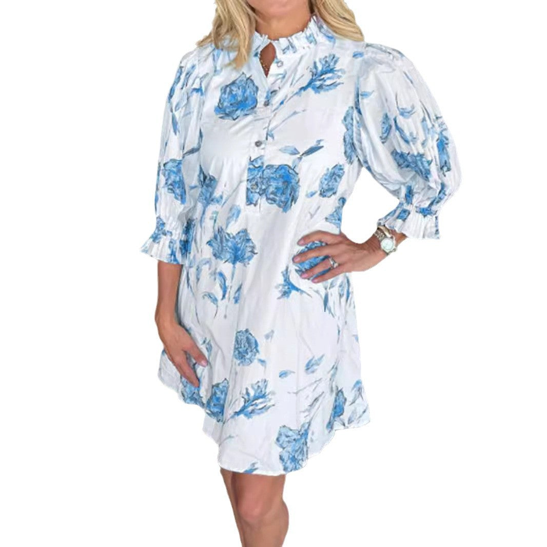 Damen Blusenkleid EB