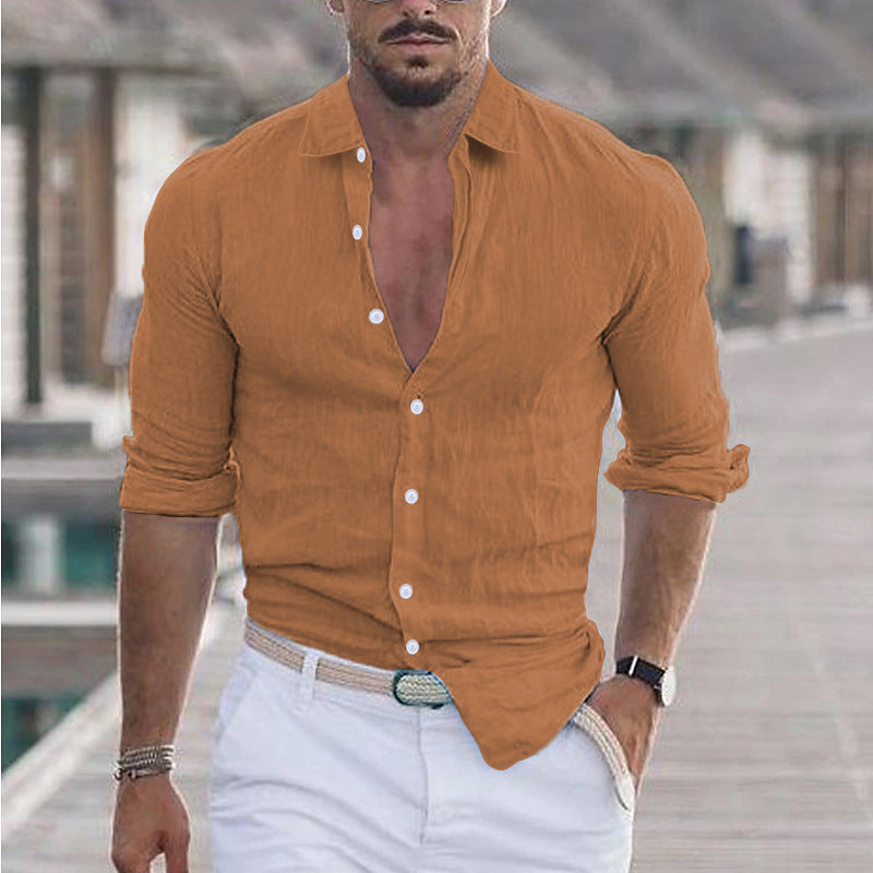 Herren Premium Hemd mit modernem Slim-Fit Schnitt und hautfreundlicher Textur EB