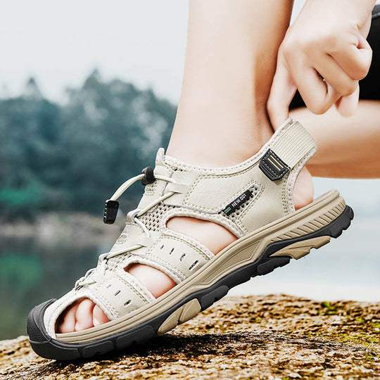 Damen Sportliche Freizeitsandalen mit atmungsaktivem Netz und rutschfester Sohle EB