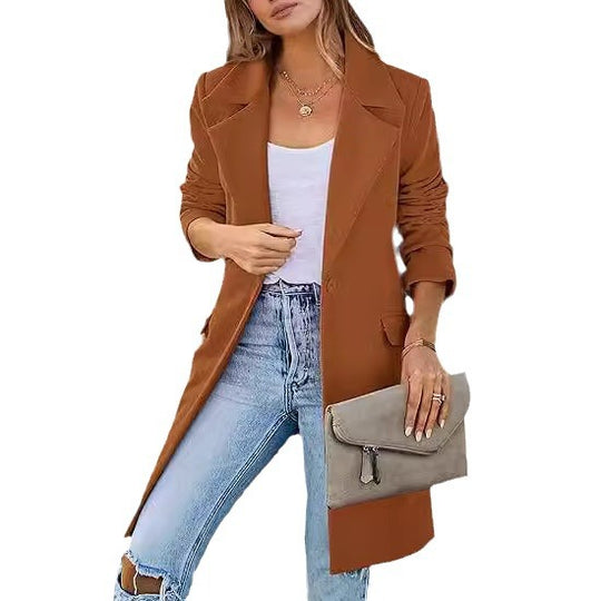 Damen eleganter Überwurf mit modernem Schnitt EB