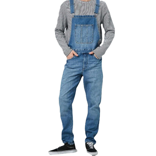 Herren Lässige Jeans-Trägerhose EB
