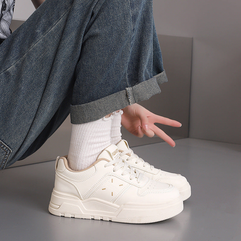 Damen modische Chunky Sneakers mit atmungsaktiver Mesh-Oberfläche und rutschfester Profilsohle EB