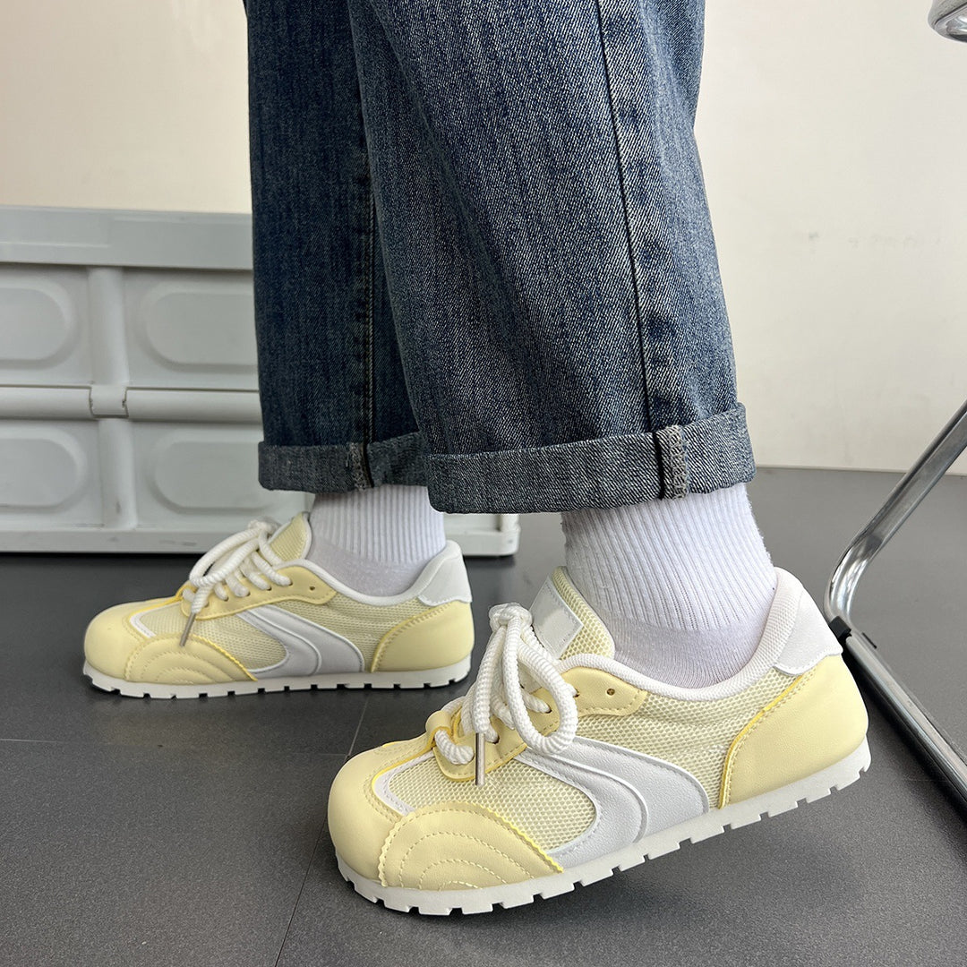 Damen Sportliche Sneakers mit atmungsaktivem Mesh-Obermaterial und flexiblem Sohlenprofil EB